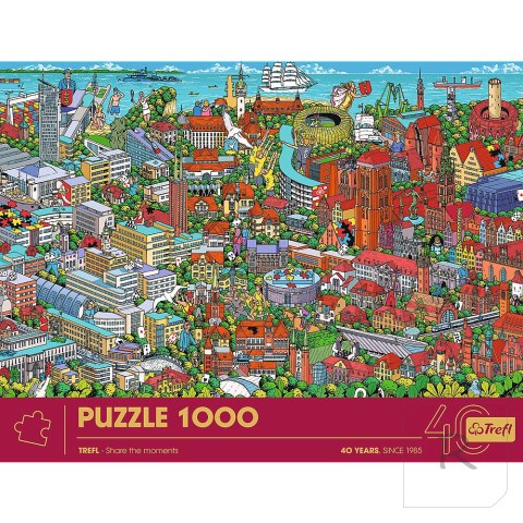 Puzzle - "1000 Jubileusz" - Trójmiasto Trefl 10924