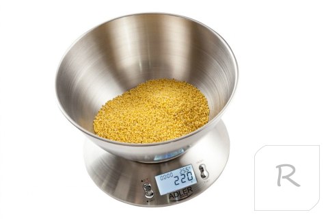 Adler AD 3134 Maximum weight (capacity) 5 kg, Stainless steel