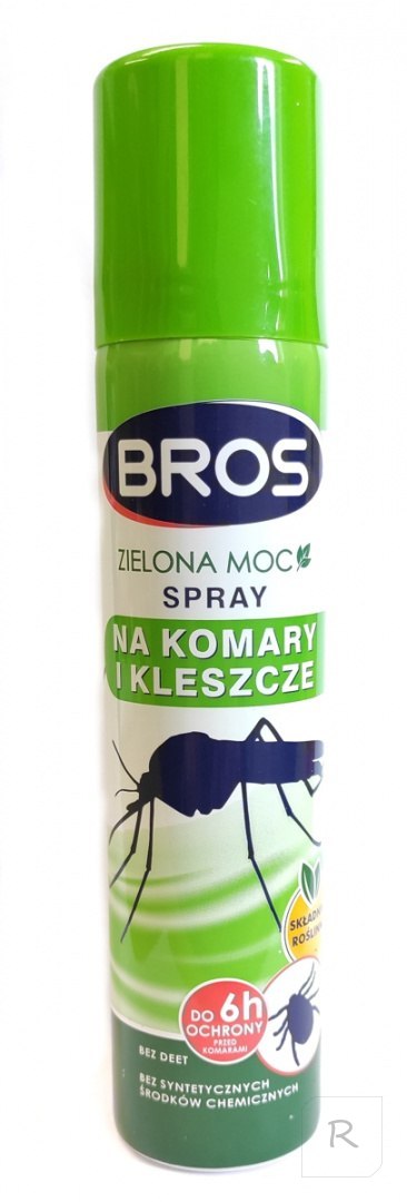 Spray Zielona Moc na Komary i Kleszcze 90ml BROS