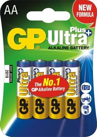 BATERIA ULTRA+ ALKALINE AA LR6 1.5V 4 SZTUKI GP BATTER