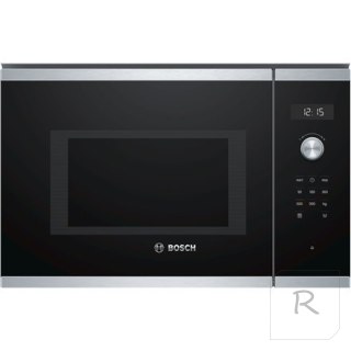 Bosch Microwave Oven BFL554MS0 Built-in, 31.5 L, Retractable, Rotary knob, Start button, Touch Control, 900 W, Stainless steel,