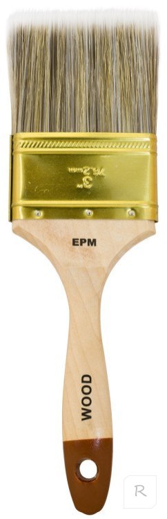 PĘDZEL ANGIELSKI PŁASKI WOOD 76MM - 3'' EPM PROFESSIONAL