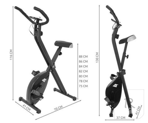 Rowerek stacjonarny - magnetyczny składany