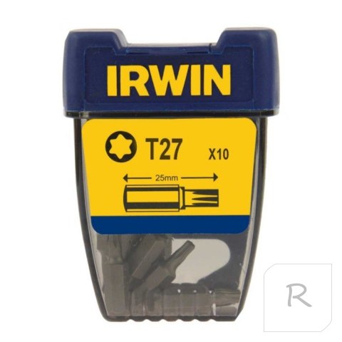 GROT TYPU TORX 1/4'' 25MM 10 SZT. T27 IRWIN