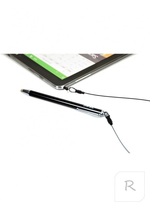 PORT CONNECT Universal Stylus 40 cm with cable Black