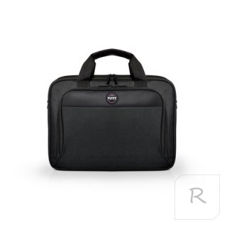 PORT DESIGNS HANOI II CLAMSHELL 105064 Fits up to size 15.6 ", Black, Shoulder strap, Messenger - Briefcase