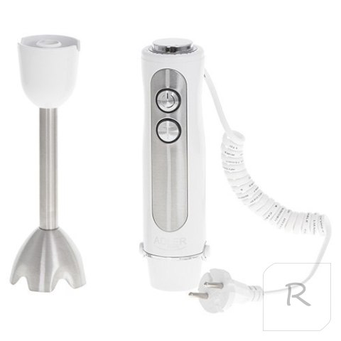 Adler AD 4625w Hand Blender, 1500 W, Number of speeds 5, Turbo mode, White