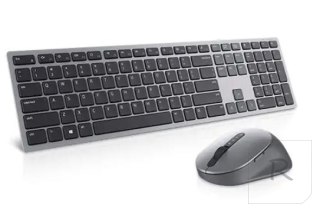 Dell Premier Multi-Device Keyboard and Mouse KM7321W Wireless, Wireless (2.4 GHz), Bluetooth 5.0, Batteries included, US Inter