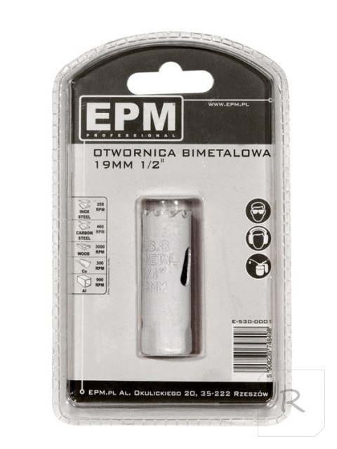 OTWORNICA BI-METALOWA 19MM UCHWYT 1/2'''' EPM PROFESSIONAL