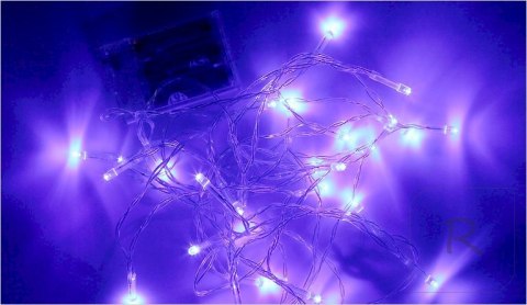 Lampki świąteczne 20 LED niebieskie na baterie 3m Joylight