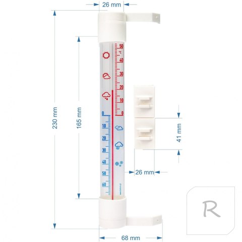 Termometr Zewnętrzny Przyklejany (020510)