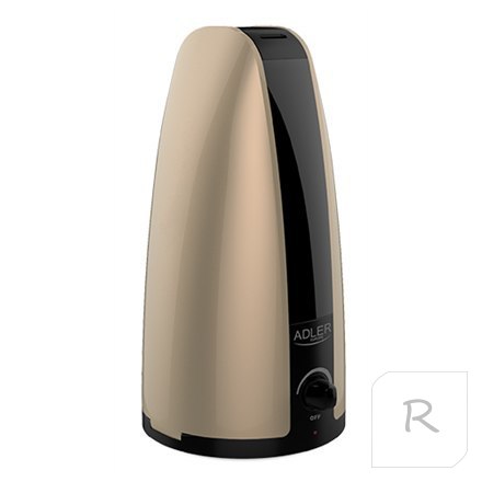 Humidifier Adler AD 7954 Gold, Type Ultrasonic, 18 W, Humidification capacity 100 ml/hr, Water tank capacity 1 L, Suitable for