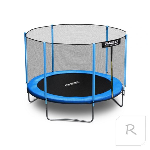 Trampolina ogrodowa 10ft/312cm z siatką zewnętrzną i drabinką Neo-Sport