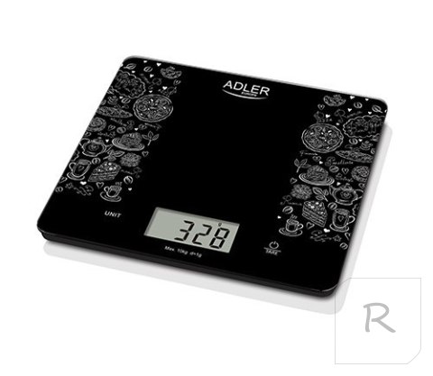 Adler Kitchen scales AD 3171 Maximum weight (capacity) 10 kg, Graduation 1 g, Display type LCD, Black