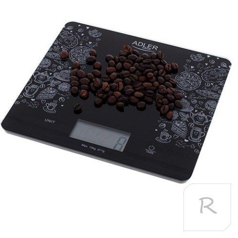 Adler Kitchen scales AD 3171 Maximum weight (capacity) 10 kg, Graduation 1 g, Display type LCD, Black