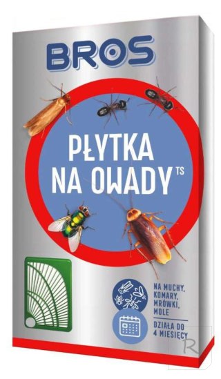 Płytka na Owady na Muchy Mrówki Mole BROS