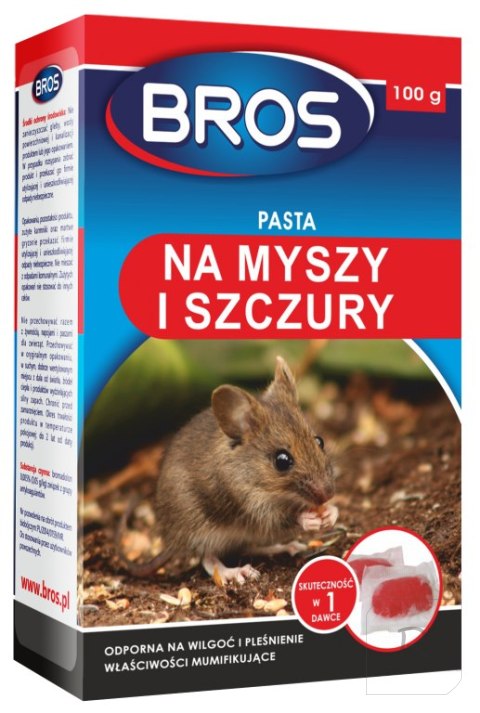 PASTA NA MYSZY I SZCZURY 150G BROS