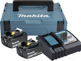 ZESTAW ZASILAJĄCY 18V MAKPAC 2*3.0AH BL1830B+DC18RC MAKITA OSPRZĘT