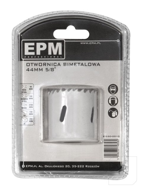 OTWORNICA BI-METALOWA 44MM UCHWYT 5/8'''' EPM PROFESSIONAL