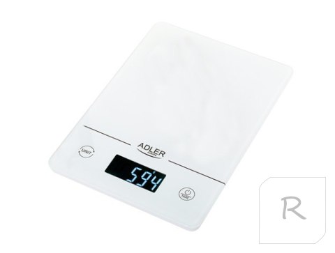 Adler Kitchen scales AD 3170 Maximum weight (capacity) 15 kg, Graduation 1 g, Display type LCD, White