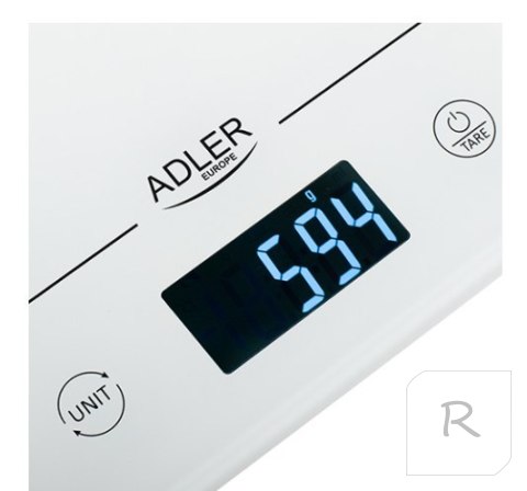 Adler Kitchen scales AD 3170 Maximum weight (capacity) 15 kg, Graduation 1 g, Display type LCD, White