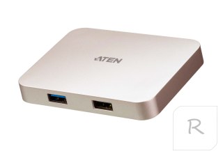 Aten USB-C 4K Ultra Mini Dock with Power Pass-through USB 3.0 (3.1 Gen 1) ports quantity 1, USB 2.0 ports quantity 1, HDMI ports