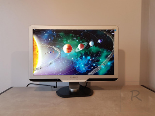 MONITOR PHILIPS 235PL PIVOT DVI SREBNY GŁOŚNIK