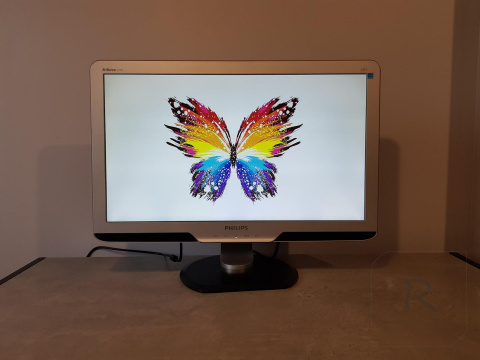 MONITOR PHILIPS 235PL PIVOT DVI SREBNY GŁOŚNIK