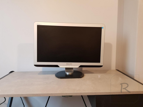 MONITOR PHILIPS 235PL PIVOT DVI SREBNY GŁOŚNIK