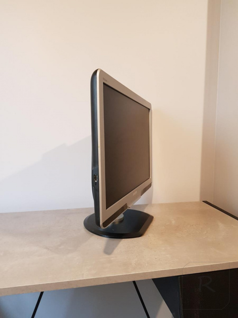 MONITOR PHILIPS 235PL PIVOT DVI SREBNY GŁOŚNIK