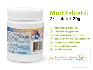 Tabletki Multifunkcyjne 25 x 20g - 0,5kg