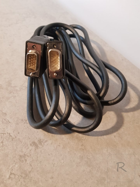 KABEL D-SUB VGA-VGA DO MONITORA PRZEWÓD HD SOLIDNY