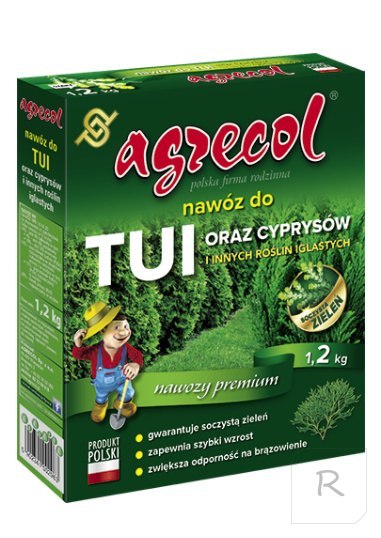 Nawóz Agrecol granu. do tui i cyprysów 1,2kg