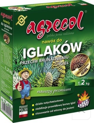 Nawóz do Iglaków Przeciw Brązowieniu 1,2kg Agrecol