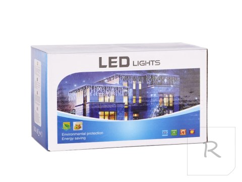 Lampki Led Kurtyna 3x3m 200LED 16kolorów + pilot