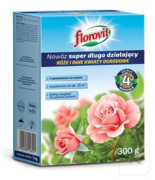 Nawóz Długodziałający do Róż i Kwiatów Balkonowych 300g Florovit