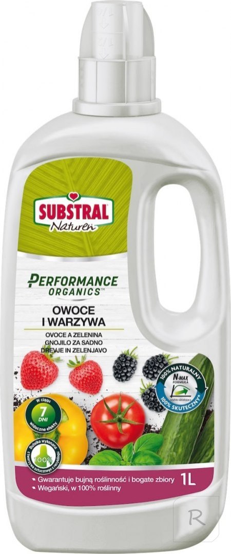 Nawóz Organiczny Substral Performance Orgaincs Owoce i Warzywa 1l