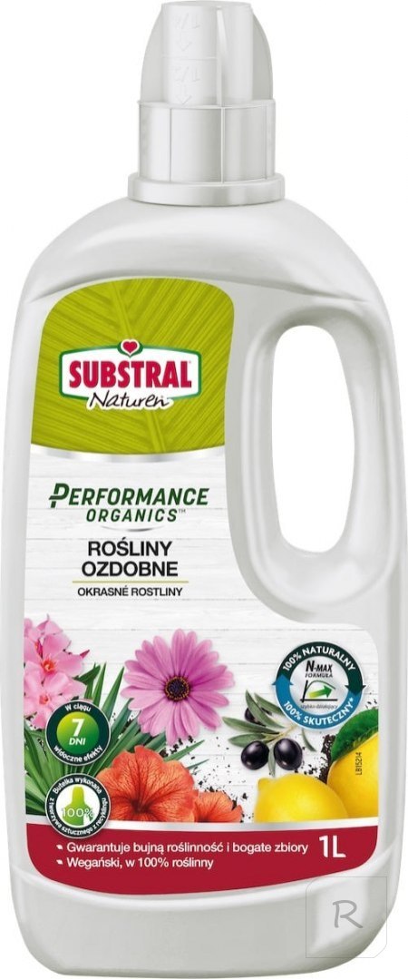 Nawóz Organiczny Substral Permormance Organics Rośliny Ozdobne 1l