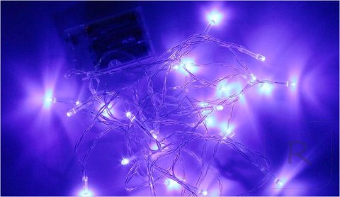 Lampki świąteczne 20 LED niebieskie na baterie 3m Joylight