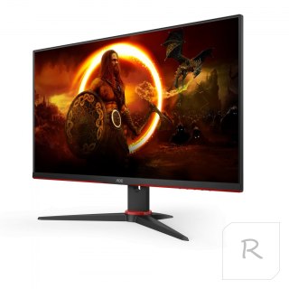 AOC Gaming Monitor 24G2SAE/BK 24 ", VA, FHD, 1920 x 1080, 16:9, 4 ms, 350 cd/m², Black/Red, HDMI ports quantity 2, 165 Hz