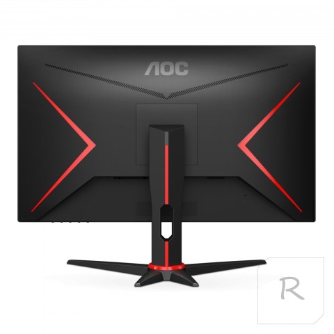 AOC Gaming Monitor 24G2SAE/BK 24 ", VA, FHD, 1920 x 1080, 16:9, 4 ms, 350 cd/m², Black/Red, HDMI ports quantity 2, 165 Hz