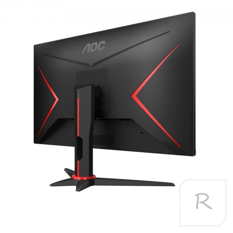 AOC Gaming Monitor 24G2SAE/BK 24 ", VA, FHD, 1920 x 1080, 16:9, 4 ms, 350 cd/m², Black/Red, HDMI ports quantity 2, 165 Hz