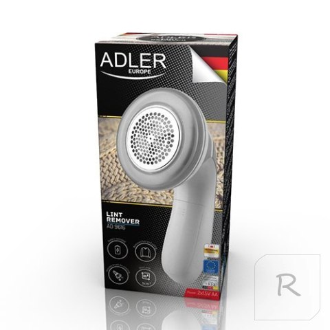 Adler Lint remover AD 9616 White, Battery operated