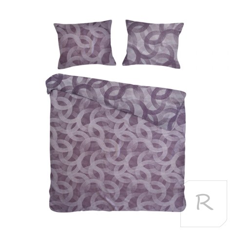 Pościel bawełniana SPOTY PURPLE/160x200 COTTONLOVE JACQUARD