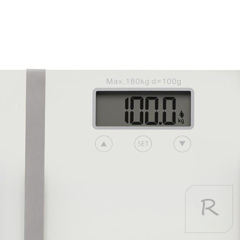 Adler Bathroom scale with analyzer AD 8154 Maximum weight (capacity) 180 kg, Accuracy 100 g, Body Mass Index (BMI) measuring, Wh