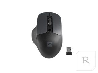 Natec Mouse, BlackBird 2, Silent, Wireless, 1600 DPI, Optical, Black