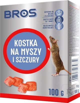 KOSTKA NA MYSZY I SZCZURY 100G