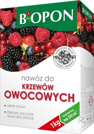 NAWÓZ, DO KRZEWÓW OWOCOWYCH GRANULAT 1KG-PROMOCJA