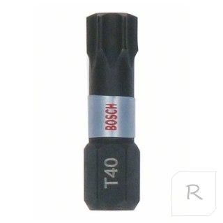 BIT T40 25MM IMP 25PCS