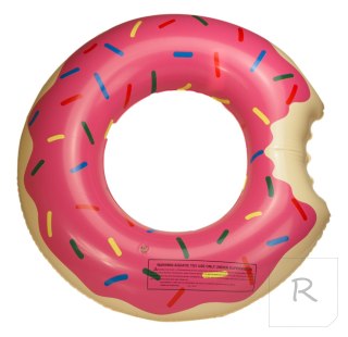 Koło Dmuchane dziecięce Donut 50cm różowe